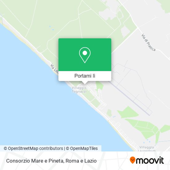 Mappa Consorzio Mare e Pineta