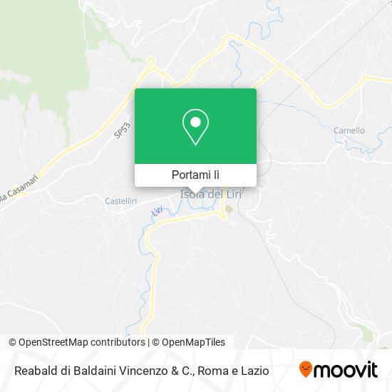 Mappa Reabald di Baldaini Vincenzo & C.
