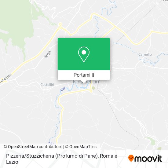 Mappa Pizzeria / Stuzzicheria (Profumo di Pane)