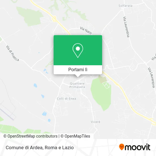 Mappa Comune di Ardea