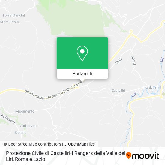 Mappa Protezione Civile di Castelliri-I Rangers della Valle del Liri