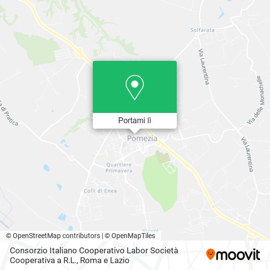 Mappa Consorzio Italiano Cooperativo Labor Società Cooperativa a R.L.