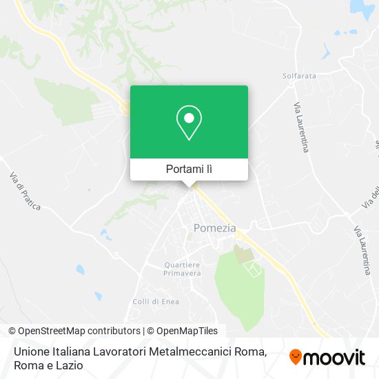 Mappa Unione Italiana Lavoratori Metalmeccanici Roma