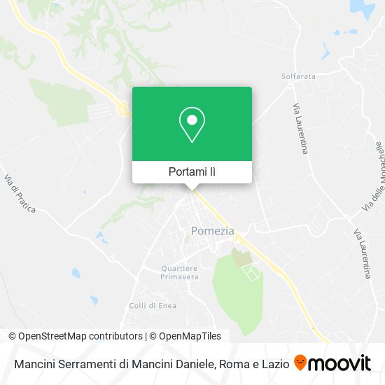 Mappa Mancini Serramenti di Mancini Daniele