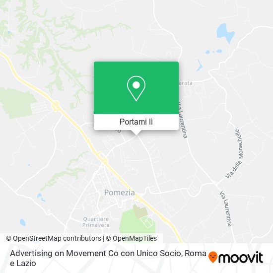 Mappa Advertising on Movement Co con Unico Socio