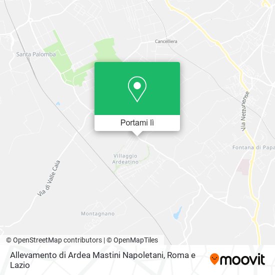 Mappa Allevamento di Ardea Mastini Napoletani