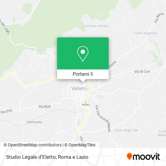Mappa Studio Legale d'Eletto