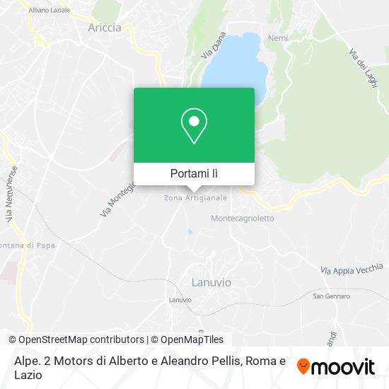 Mappa Alpe. 2 Motors di Alberto e Aleandro Pellis