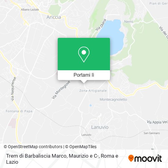 Mappa Trem di Barbaliscia Marco, Maurizio e C-