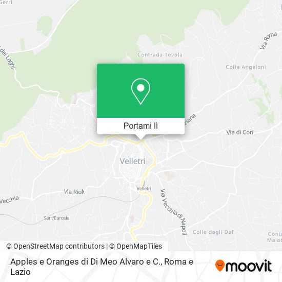 Mappa Apples e Oranges di Di Meo Alvaro e C.