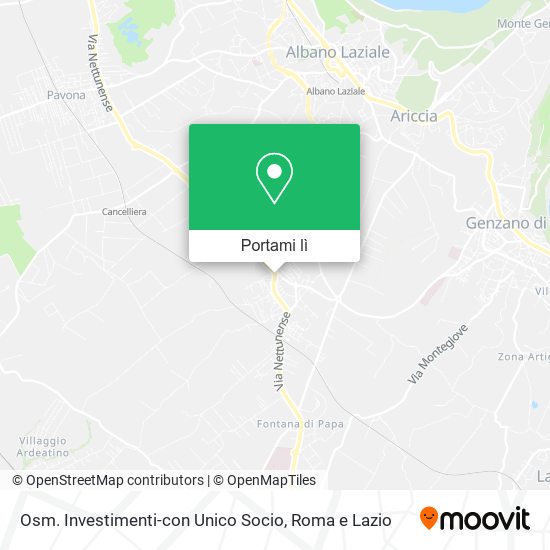 Mappa Osm. Investimenti-con Unico Socio