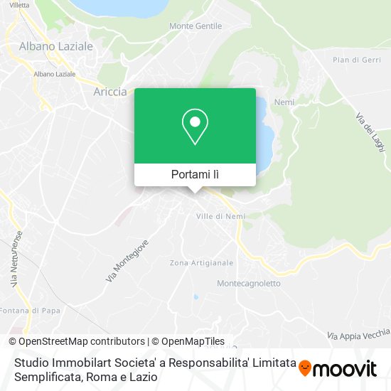 Mappa Studio Immobilart Societa' a Responsabilita' Limitata Semplificata