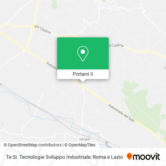 Mappa Te.Si. Tecnologie Sviluppo Industriale