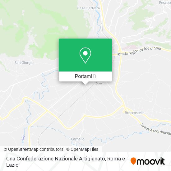 Mappa Cna Confederazione Nazionale Artigianato