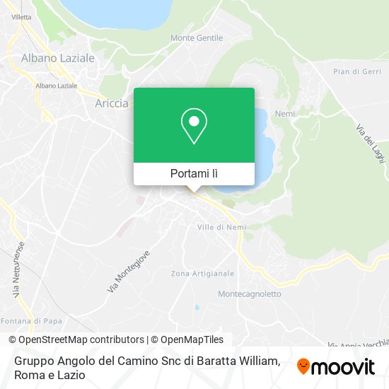 Mappa Gruppo Angolo del Camino Snc di Baratta William