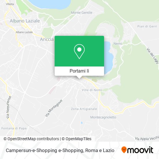 Mappa Campersun-e-Shopping e-Shopping