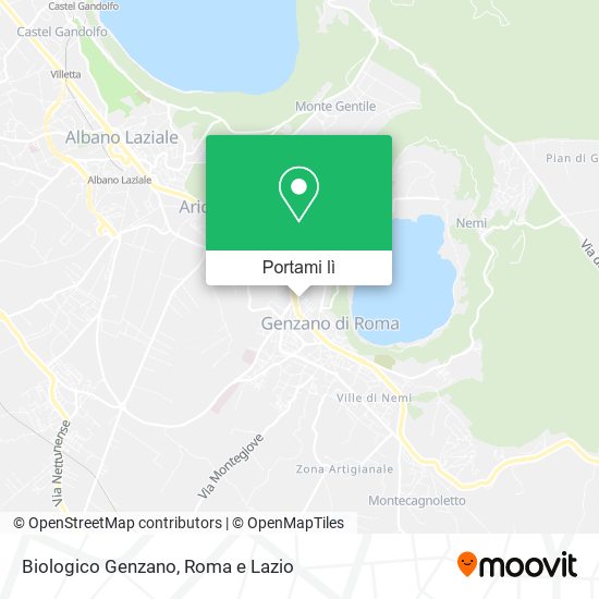 Mappa Biologico Genzano