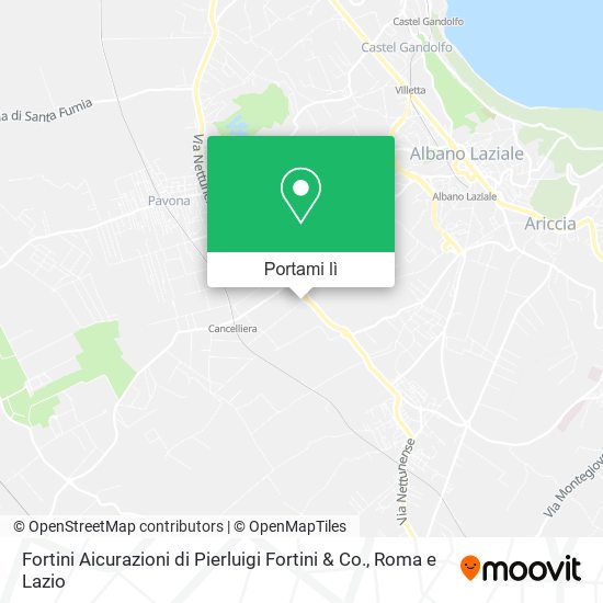 Mappa Fortini Aicurazioni di Pierluigi Fortini & Co.