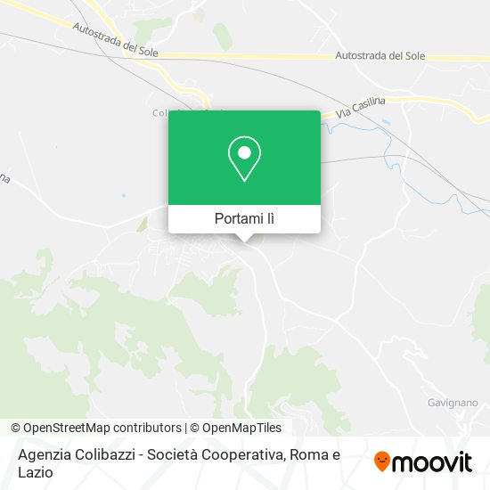 Mappa Agenzia Colibazzi - Società Cooperativa