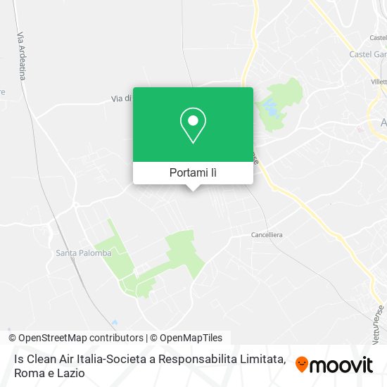 Mappa Is Clean Air Italia-Societa a Responsabilita Limitata