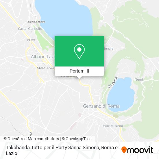 Mappa Takabanda Tutto per il Party Sanna Simona