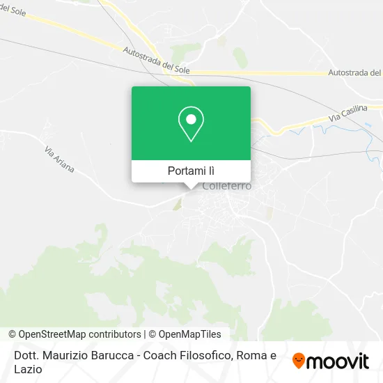 Mappa Dott. Maurizio Barucca - Coach Filosofico