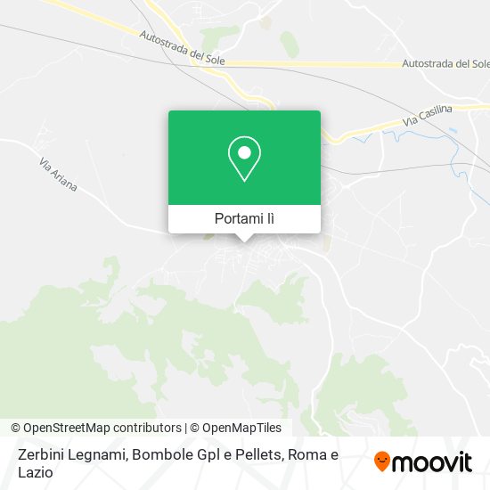 Mappa Zerbini Legnami, Bombole Gpl e Pellets