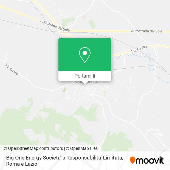 Mappa Big One Energy Societa' a Responsabilita' Limitata