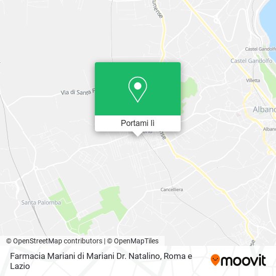 Mappa Farmacia Mariani di Mariani Dr. Natalino