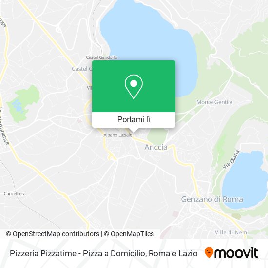 Mappa Pizzeria Pizzatime - Pizza a Domicilio