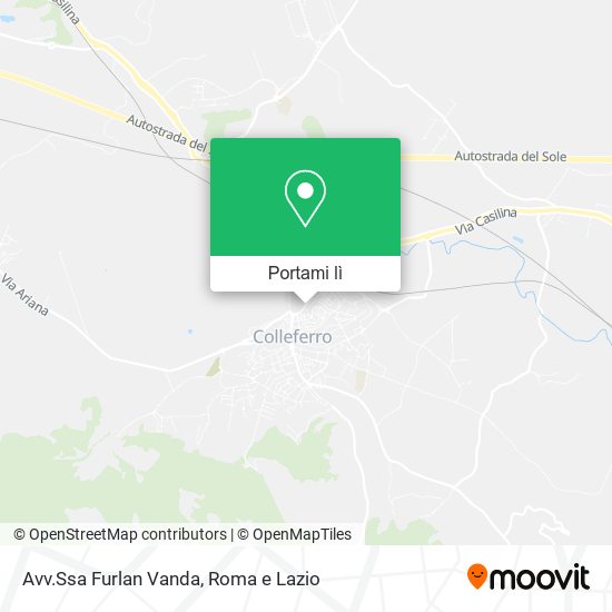 Mappa Avv.Ssa Furlan Vanda