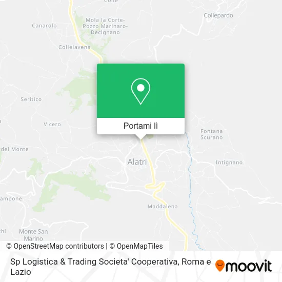 Mappa Sp Logistica & Trading Societa' Cooperativa