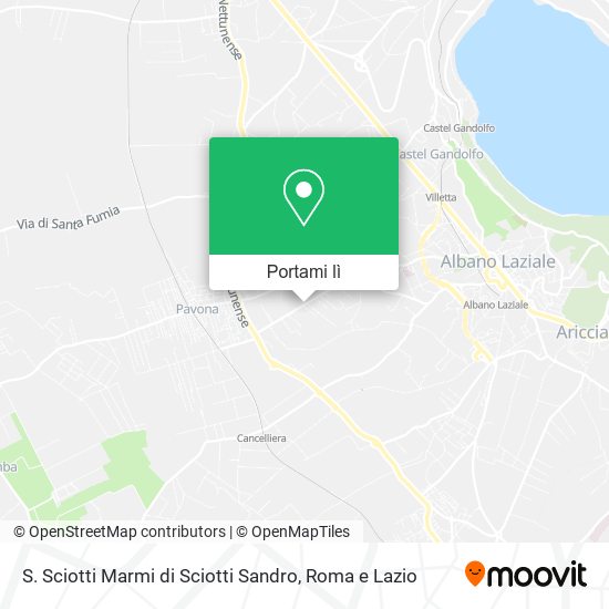 Mappa S. Sciotti Marmi di Sciotti Sandro