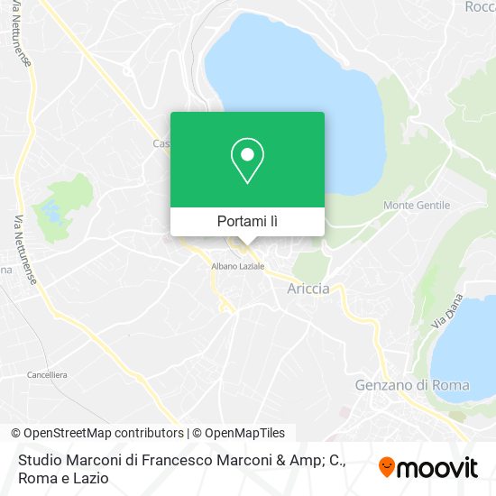 Mappa Studio Marconi di Francesco Marconi & Amp; C.