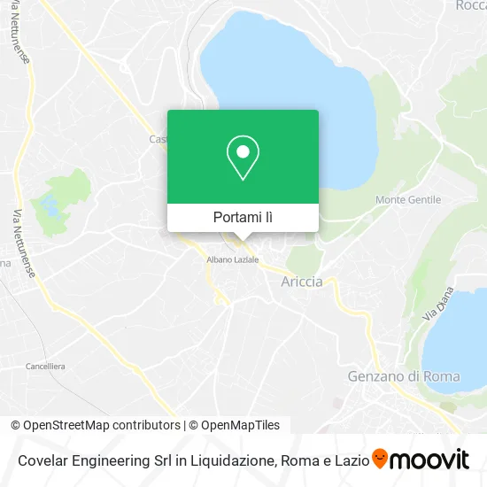 Mappa Covelar Engineering Srl in Liquidazione
