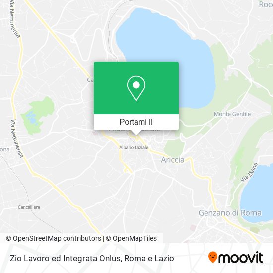 Mappa Zio Lavoro ed Integrata Onlus