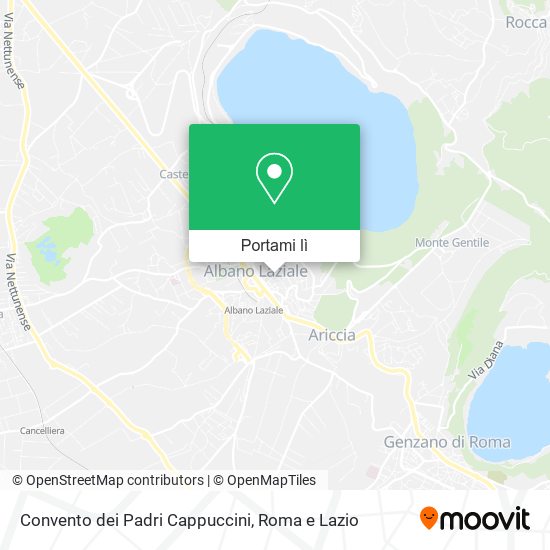 Mappa Convento dei Padri Cappuccini