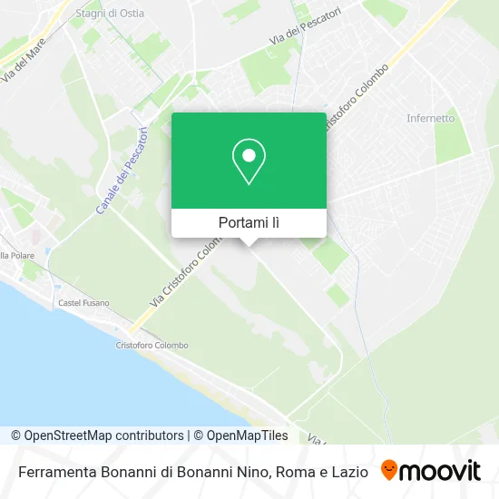 Mappa Ferramenta Bonanni di Bonanni Nino