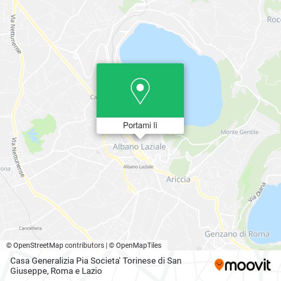 Mappa Casa Generalizia Pia Societa' Torinese di San Giuseppe