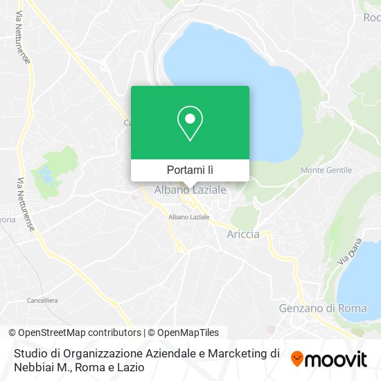 Mappa Studio di Organizzazione Aziendale e Marcketing di Nebbiai M.