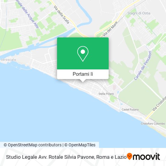 Mappa Studio Legale Avv. Rotale Silvia Pavone