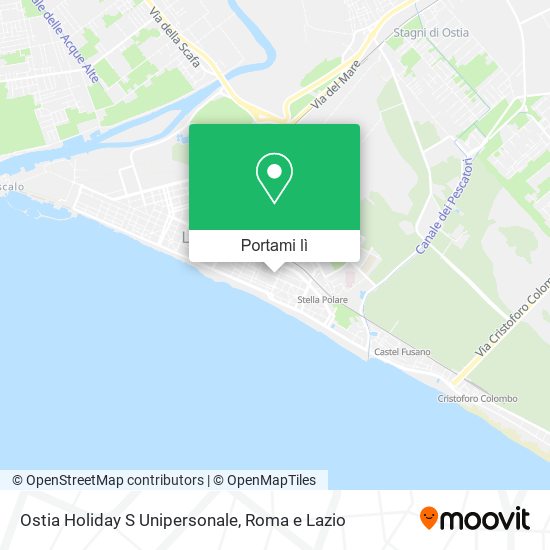 Mappa Ostia Holiday S Unipersonale