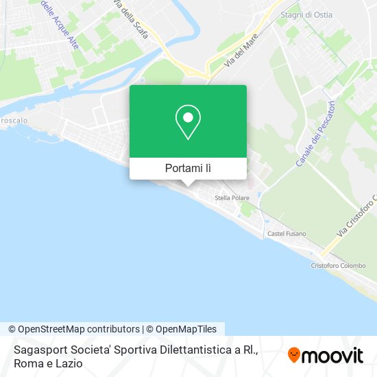 Mappa Sagasport Societa' Sportiva Dilettantistica a Rl.