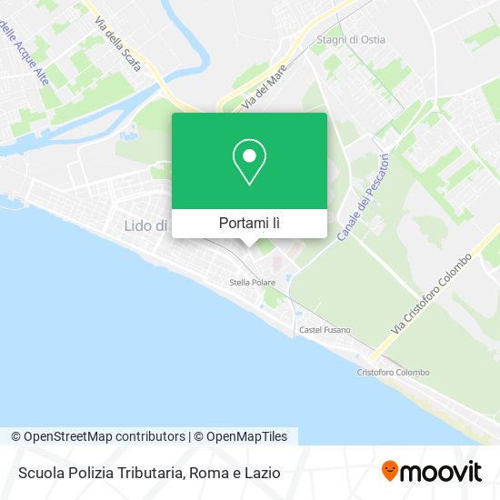 Mappa Scuola Polizia Tributaria