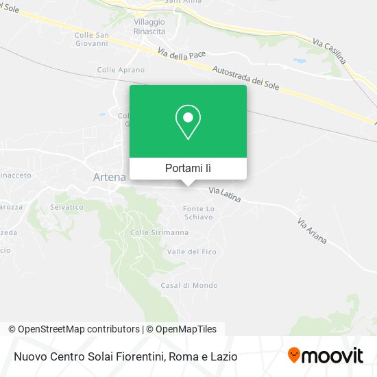 Mappa Nuovo Centro Solai Fiorentini