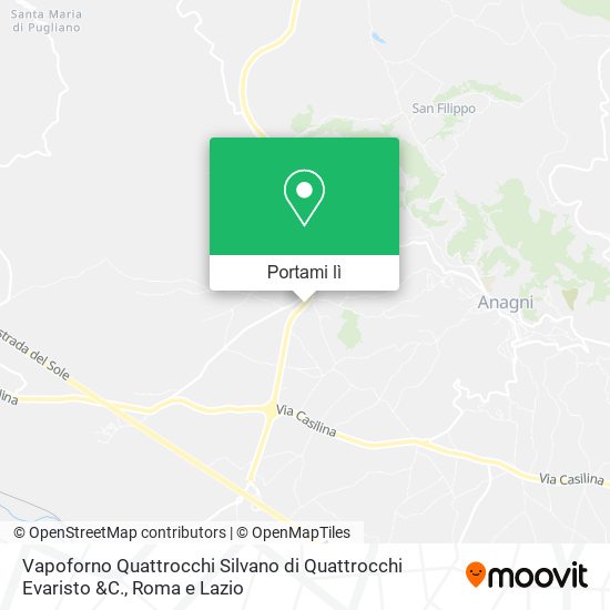 Mappa Vapoforno Quattrocchi Silvano di Quattrocchi Evaristo &C.