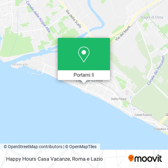 Mappa Happy Hours Casa Vacanze