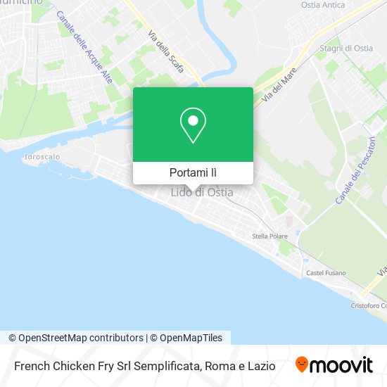 Mappa French Chicken Fry Srl Semplificata