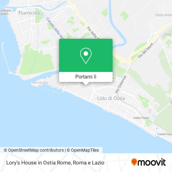 Mappa Lory's House in Ostia Rome