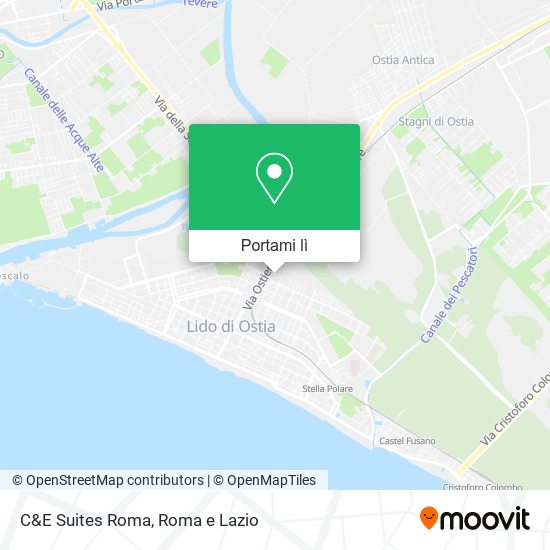 Mappa C&E Suites Roma